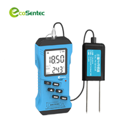Testeur de sol portable 7 en 1 avec batterie 3A intégrée, analyseur de nutriments du sol portable pour le champ, mesure du pH, de l'humidité, de la température, de l'EC et du NPK