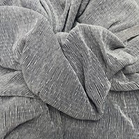 100% polyester 3D texturé plis plissés tissu tissé en relief pour vêtement femme
