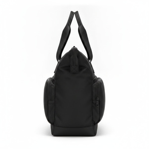 Sac à langer multi-compartiments en nylon certifié BSCI, grande capacité, sac fourre-tout pour maman, poche isotherme pour biberon, sangle amovible, 30x42x16cm - Product Image 3