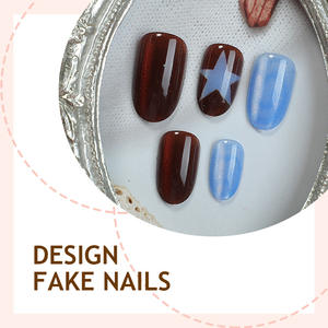 Manicure <b>Set</b> Nail Form Nail Kit Nail Products Nail Accessories Handmade Press on Nails Nail <b>Gel</b> <b>Polish</b> Nail Art Stickersmanicure - Product Image 2