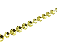 Bandes bombées dorées décoratives de goujon de petit pain de tapisserie d'ameublement en métal brillant de 11mm pour des meubles