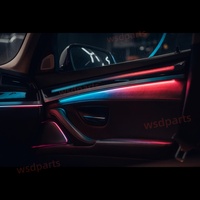 Luz ambiental RHD LHD para BMW Serie 5 F10 F18, lámpara LED de ambiente, actualización de iluminación interior del coche, accesorios para coche, panel de moldura 1:1