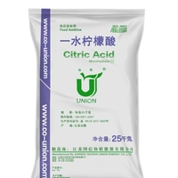 Régulateurs d'acidité de qualité alimentaire à bas prix poudre monohydrate d'acide citrique le plus vendu 2024