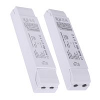 Driver LED HUARON Triac Dimmable 0-10V AC-DC, boîtier plastique, efficacité 90-99%, faible bruit, sans scintillement, éclairage LED simple