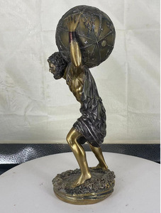 Estatua <span class=keywords><strong>de</strong></span> bronce personalizada para decoración <span class=keywords><strong>de</strong></span> oficina, artesanía <span class=keywords><strong>de</strong></span> resina <span class=keywords><strong>de</strong></span> dioses griego, <span class=keywords><strong>Atlas</strong></span>, regalos <span class=keywords><strong>de</strong></span> empresa - Product Image 2