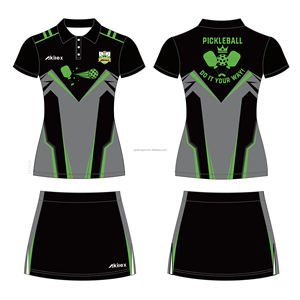 Akilex Aanpassen Automatisch Snijden Pickleball Wear Jersey T-Shirt Shorts Voor Heren/Dames Hoge Kwaliteit Knippen En Naaien T-Shirt Unisex - Product Image 2