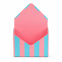 Enveloppes personnalisées pour fleuristes, emballages plats pour la Saint-Valentin, boîtes pour fleurs, enveloppes en papier pour bouquets et emballages cadeaux floraux