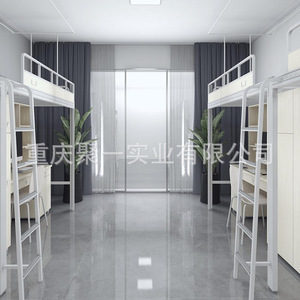 Camas de dormitorio para escuelas con espacio de almacenamiento y diseño desmontable - Product Image 3
