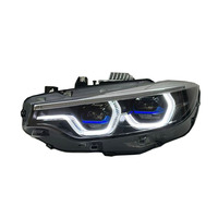 Faro Delantero para Automóvil SJC para BMW Serie 4 F32 M3 M4 F8X F80 F82 2013-2017 V3 Estilo Ikon Actualizado Estilo Tricolor LED