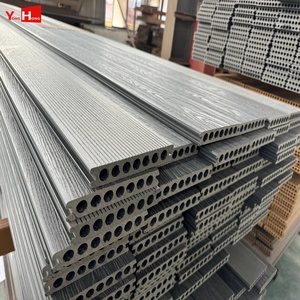 Panneau de terrasse en composite <span class=keywords><strong>bois</strong></span>-plastique (WPC) imperméable et antidérapant à texture <span class=keywords><strong>bois</strong></span> pour jardin et <span class=keywords><strong>extérieur</strong></span> - Product Image 1