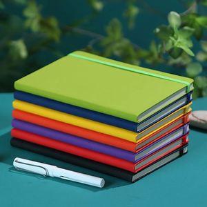 Wholesale High Quality A5 Hardcover Leather Notebooks 100 Sheets Custom <b>Gift</b> - Product Image 4