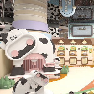 Juego de equipo de juego suave Juegos interactivos Toboganes para niños Patio de juegos para niños Interior - Product Image 1