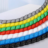 Fundas Protectoras de Cables en Espiral de Color Personalizado, Moldeadas por Soplado en PVC, Resistentes al Agua, para Uso Industrial
