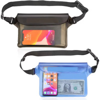 ZONESPORT Pochette de téléphone étanche en PVC écologique - Légère et facile à transporter pour la navigation de plaisance, le kayak, la plage et la course à pied