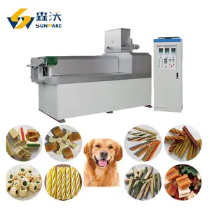 100-150kg/h Low price high performance Pet Treats Snacks Food Making Extrusion Soft Chew Dog Supplements Manufacturing Machine