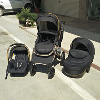 Poussette Bébé Luxe Haut de Gamme 3 en 1, Qualité EN1888, Prix Usine