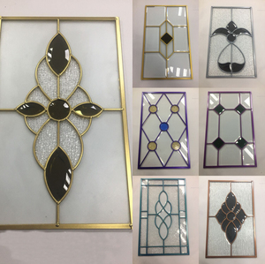 Miếng Chèn Kính Trang Trí Cho Cửa Trước Miếng Chèn Kính Cửa Màu Có Bảng Kết Cấu Miếng Chèn Kính Nhiều Lớp An Toàn Cửa Rỗng - Product Image 2