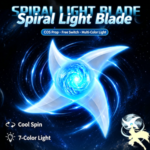Épée laser gyroscopique rotative pour enfants avec 7 lumières <span class=keywords><strong>LED</strong></span> colorées, jouet lumineux, accessoire de cosplay portable pour adultes, idéal pour les fêtes d'Halloween - Product Image 3