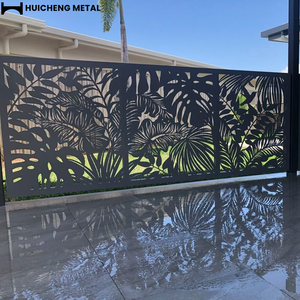 Custom Pattern Aluminum Laser Cut <strong>Fence</strong> Decorative <strong>Metal</strong> Privacy Screen <strong>Panels</strong> Modern <strong>Garden</strong> <strong>Fence</strong> for Backyard Patio Area - Product Image 3