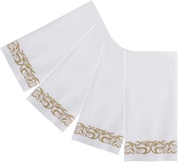 Serviettes de table personnalisées avec logo imprimé, échantillon gratuit, 1 plis, serviettes de table pour dîner, serviettes de fête
