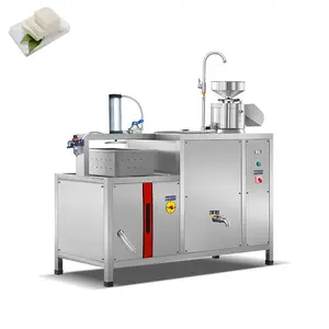 Soya üreticisi endüstriyel Soya paneer sütü ve Soya peyniri tofu yapma makinesi