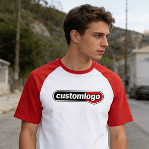 T-shirts à manches courtes pour hommes, style hip-hop, 100% coton, respirants, écologiques, avec logo personnalisé imprimé à l'écran - Product Image 2