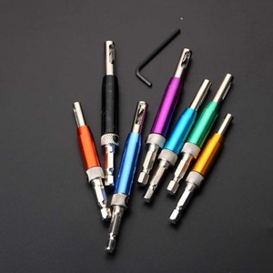 Fast Boring Drill Bit Set 110mm Steel Bright Finish Round Shank For Woodworking Drilling - Product Image 2