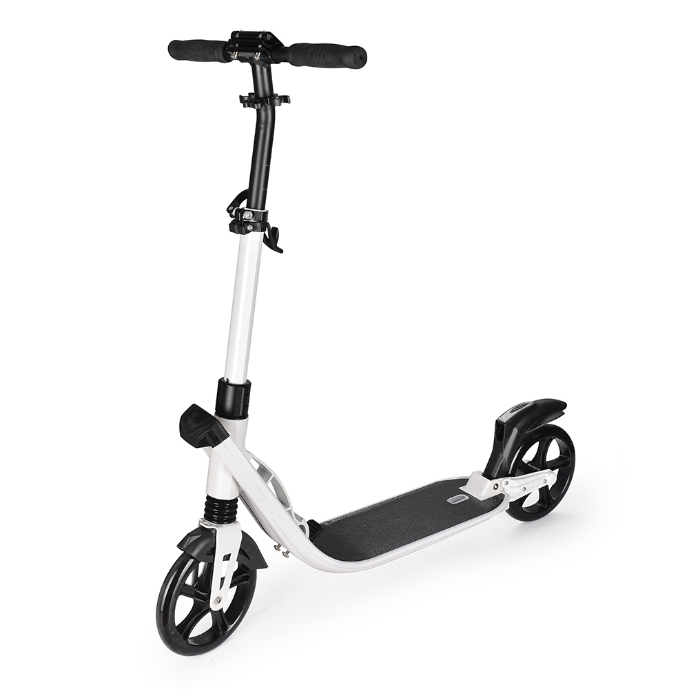 Erwachsene 200mm Big Wheel Fuß pedal Push Scooter Dual Suspension Kick Scooter