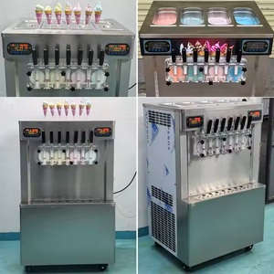 Thương mại tự động 3/5/7 hương vị Máy làm kem mềm công suất lớn Gelato Máy nhà máy bán hàng trực tiếp 220V sữa - Product Image 6