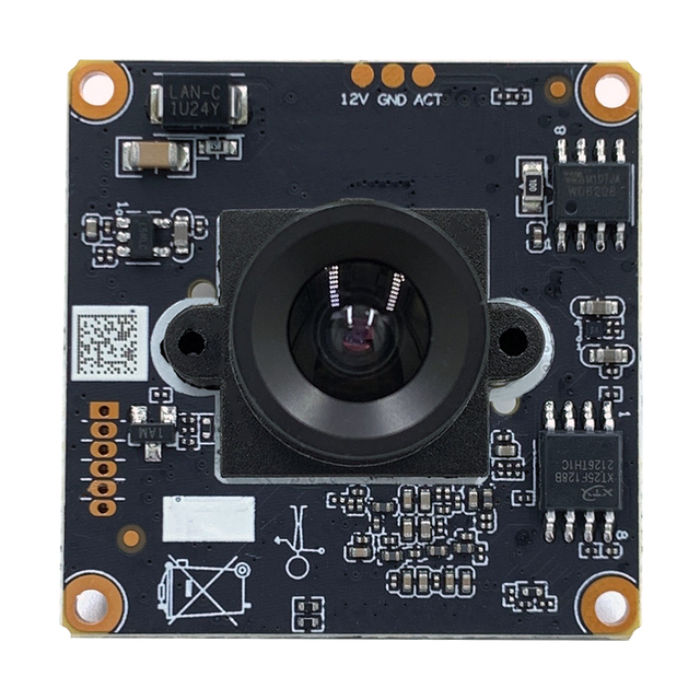 H.265+5.0MP Super Starlight  0.0001 Lux IP Camera Module with 3.6mm Board Lens 90 Degree Angle, Support Mobile Monitoring