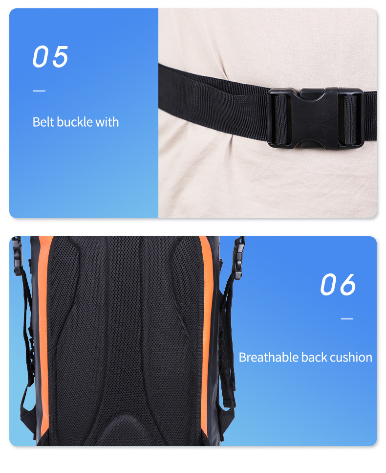 Custom Outdoor Boating Hiking Kayak Floating Swim Surfing Water Sports Dry Bag Roll Top Waterproof Dry Backpack