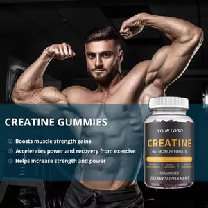 Gomitas de Monohidrato de Creatina a medida de nutrición deportiva de próxima generación, suplementos energéticos previos al entrenamiento para gomitas de culturismo para adultos - Product Image 2