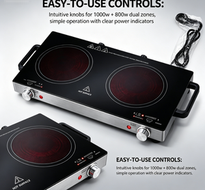 Table de cuisson à <span class=keywords><strong>induction</strong></span> encastrable en céramique, 1800W, 60Hz, 2 brûleurs, électrique, personnalisable, nouvelle collection 2026, vente chaude directe usine - Product Image 6