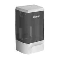Heaidea CD-1022 ABS Modern 1000ml Dispenser Sabun Cair Manual yang Dipasang di Dinding untuk Hotel, Rumah Sakit, Kantor, Kamar Mandi, dan Penggunaan di Rumah