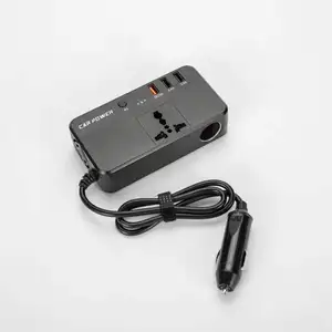 200W 12V Cigarette Lighter Power Supply Inverter Adapter QC3.0 Fast charge With USB Charger Car Inverter