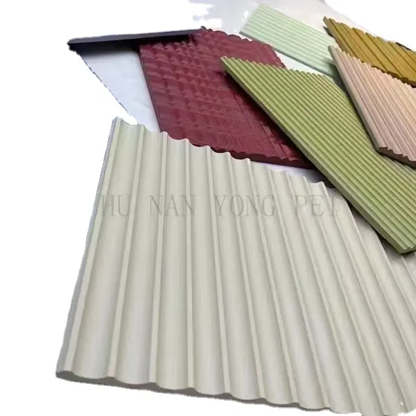 Customizable slotted fiber cement board, suitable for a variety of styles