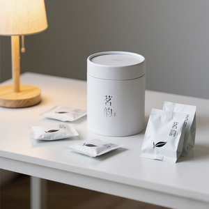 Tube en papier couleur imprimé sur mesure pour l'emballage de cadeaux de thé - Product Image 3