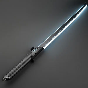 Sabre laser LGT <span class=keywords><strong>Darksaber</strong></span> FX, lame noire, sabre RGB, swing fluide, flash-on-Clash, poignée en métal |   Inspiration Mandalorienne 4-8 Heures - Product Image 1
