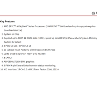 New Ultra-micro H13SSL-N Single-Channel Server Motherboard with Four Memory Channels Supports AMD9004/9005 CPUs REV2.0
