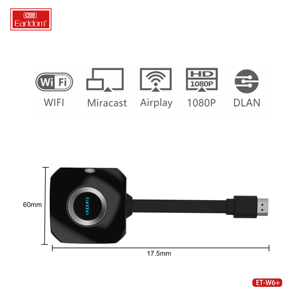 Earldom WiFi Display Senza Fili Dongle <span class=keywords><strong>TV</strong></span> Bastone per la Casa Terate Ultra 1080P <span class=keywords><strong>TV</strong></span> Stick Media Video Streamer HD per HDTV WIFI Dongle - Product Image 3