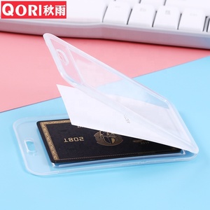 Deyi דו צדדי מכסה מכסה כרטיס עבודה שקוף מחזיק כרטיס עבודה שקוף lanyard - Product Image 4