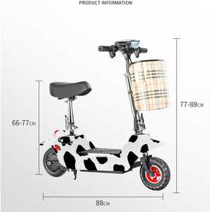 Petit <span class=keywords><strong>scooter</strong></span> électrique pliable de haute qualité pour enfants et adultes <span class=keywords><strong>Scooter</strong></span> électrique portable 24v 350W 2 roues, vélo d'équilibre pour l'exportation - Product Image 4