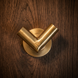Ak Brass Modern Stainless Steel Wall Hook With Brass Finished <b>Coat</b> Hanger Wall Hanger - Product Image 2