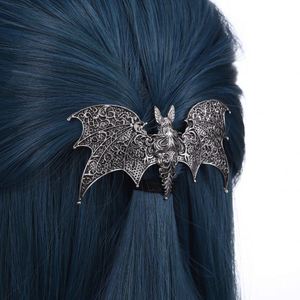 Viking Retro Dragon Skull Alloy Resin Hair <b>Clip</b> for Women's Updo Gothic Norwegian Style Party Accessories - Product Image 1