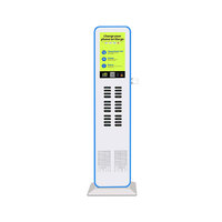 Borne de location de batteries portables partagées avec grand écran, 5000 mAh, charge rapide et paiement sans contact