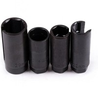7 pièces ensemble de douilles de capteur d'oxygène douille de capteur d'oxygène outil de suppression de clé à décalage et Kit de chasse de fil pour outil à main de réparation de voiture