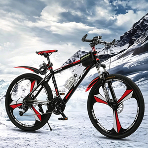 <span class=keywords><strong>Bicicleta</strong></span> <span class=keywords><strong>de</strong></span> Carretera Ultraligera <span class=keywords><strong>de</strong></span> 24/26 Pulgadas, <span class=keywords><strong>Bicicleta</strong></span> <span class=keywords><strong>de</strong></span> Montaña <span class=keywords><strong>para</strong></span> Hombre y Mujer, 21 Velocidades, Neumáticos Anchos, Rueda Grande Azul - Product Image 4