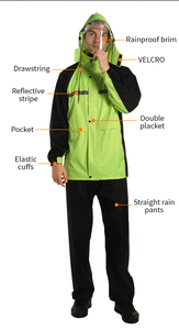 <span class=keywords><strong>Traje</strong></span> <span class=keywords><strong>Impermeable</strong></span> para Lluvia, Poncho <span class=keywords><strong>Completo</strong></span> para Exteriores, Pantalones Impermeables para Escalar Montañas, Motociclismo, Resistente a Tormentas, <span class=keywords><strong>Impermeable</strong></span> Dividido - Product Image 6