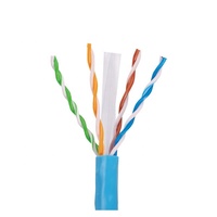 OEM 100% cuivre nu solide pur 23AWG CAT 6 1000ft câble Ethernet en vrac 4 paires de câbles UTP CAT6 Internet