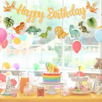 Nicro Nouvelles Bannières en Papier Thème Sirène, Animaux de la Jungle et Papillons pour Baby Shower et Fête d'Anniversaire Enfants